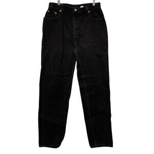 Levi's Womens 550 Relaxed Boot Cut Size 14 Regular Black Jeans Pants 31 X 31